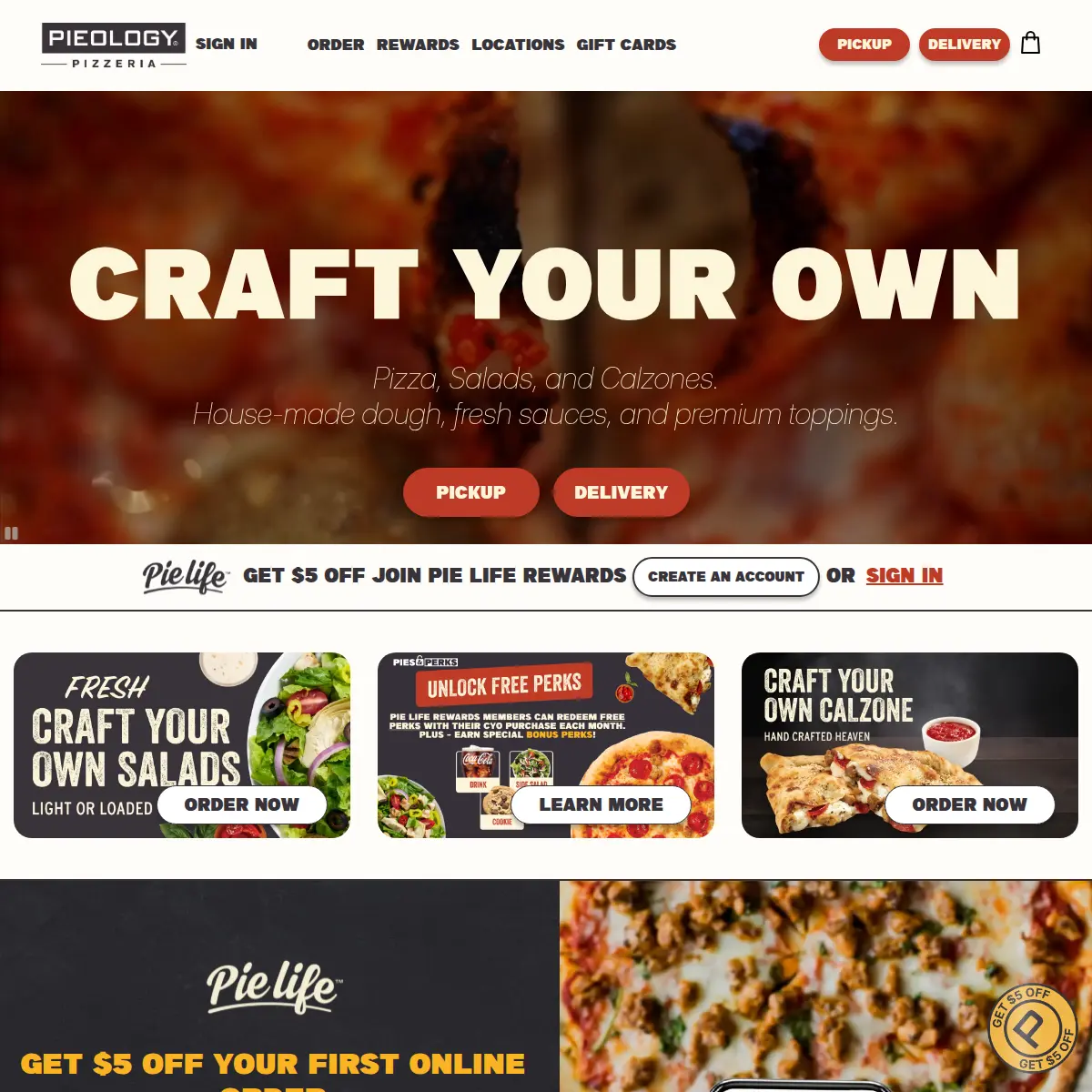 Pieology website screenshot